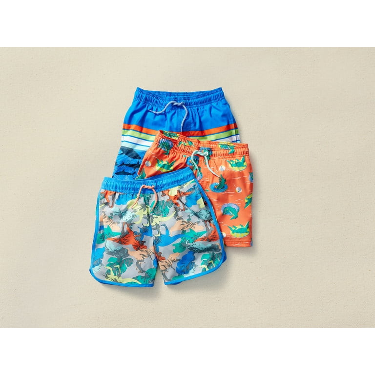 Wonder Nation Boys Fashion Swim Trunks with UPF 50+ Protection, Sizes 4-18 | Walmart (US)