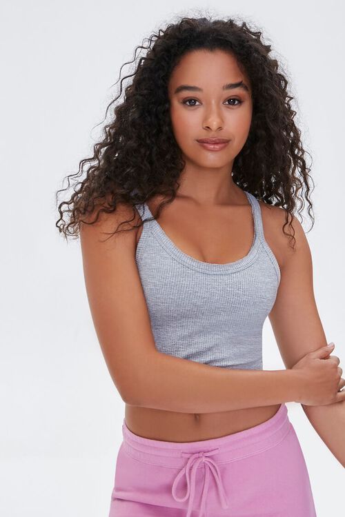 Active Ribbed Cropped Cami | Forever 21 (US)