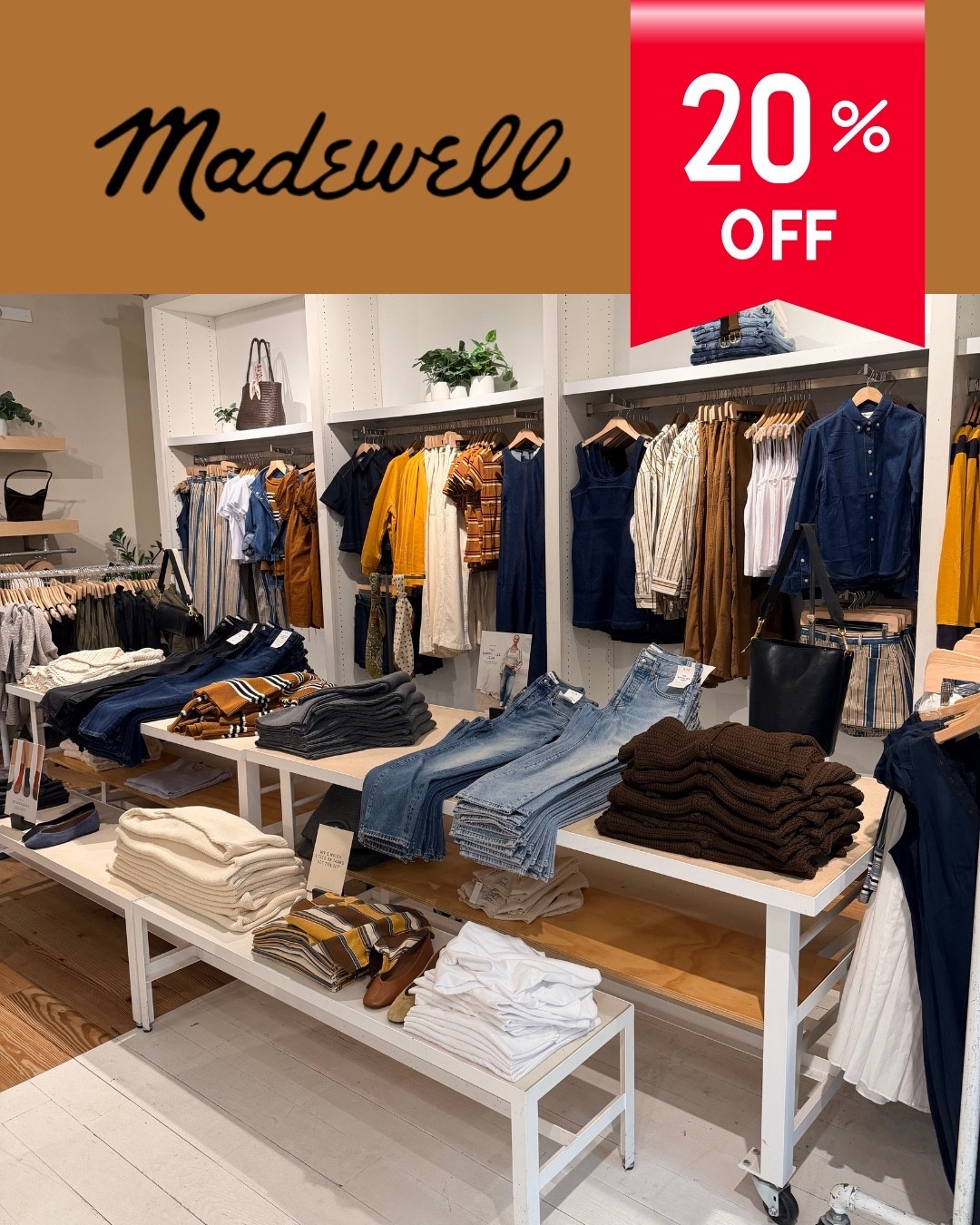 Exclusive SALE at MADEWELL ‼️ Tap any photo to copy the Promo Code + score 20% OFF your total purchase!!! Loving the new Handbags!!

#LTKxMadewell #LTKSaleAlert 
https://liketk.it/6kXLD

#LTKootd #LTKWorkwear #LTKTravel