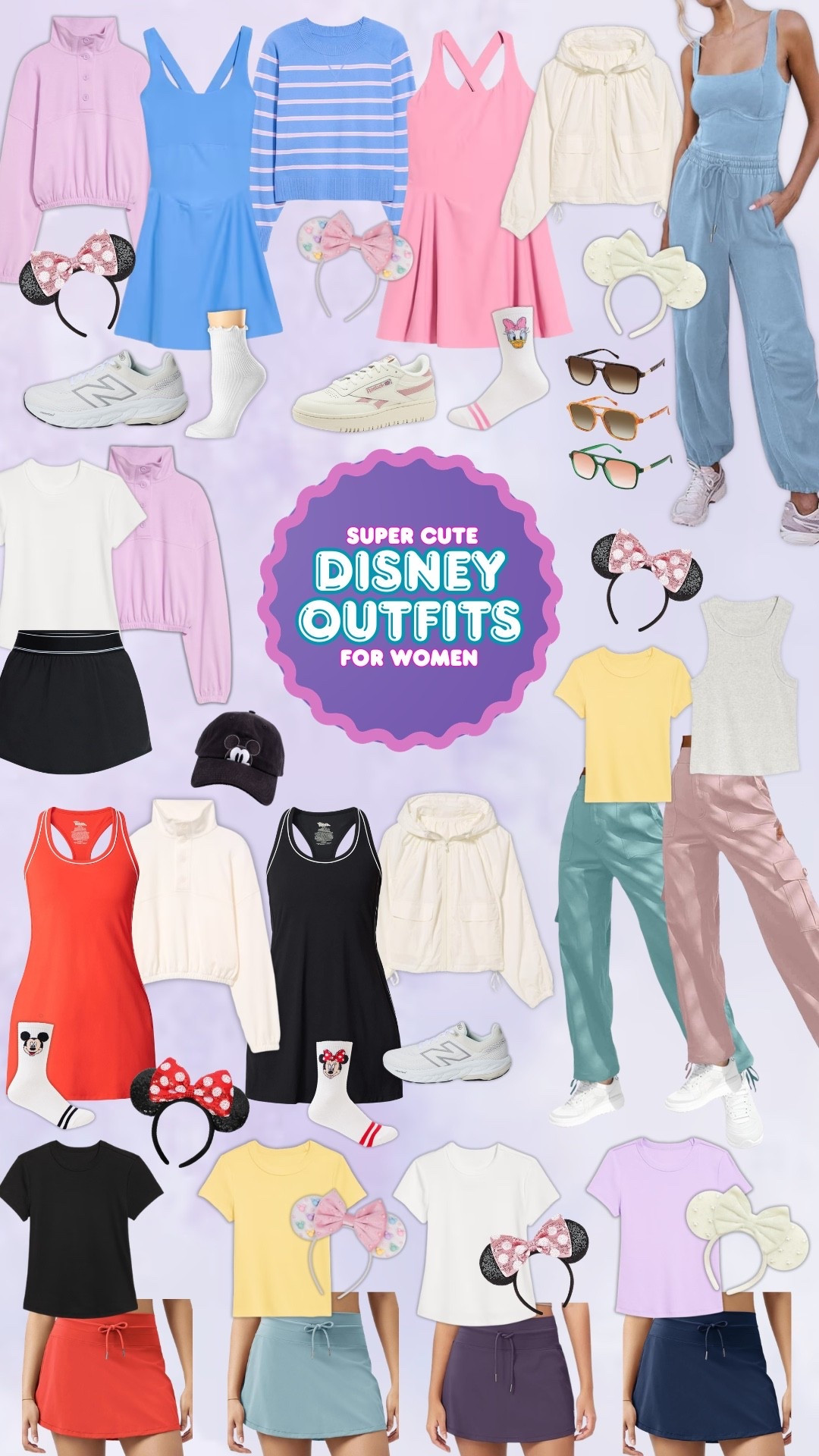 Disney outfits for women. Spring dresses with shorts for Disneyland or Disney cruise. Travel outfit athleisure wear for mom. Spring break outfit for vacation. Comfy and cute Magic Kingdom, Animal Kingdom and Epcot sets for mom.

#LTKTravel #LTKMidsize #LTKActive