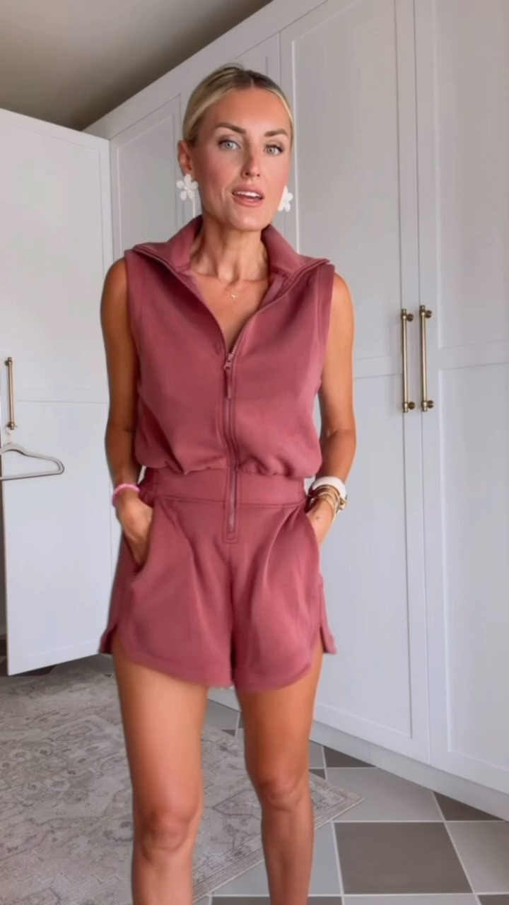 First up, this romper is such a comfortable material! I love that it has this zipper, so it’s great for nursing! It also has pockets! Wearing a S! Stock is going fast!

Loverly Grey, Walmart, athleisure, travel outfit, summer outfit 

 

#LTKSeasonal #LTKActive