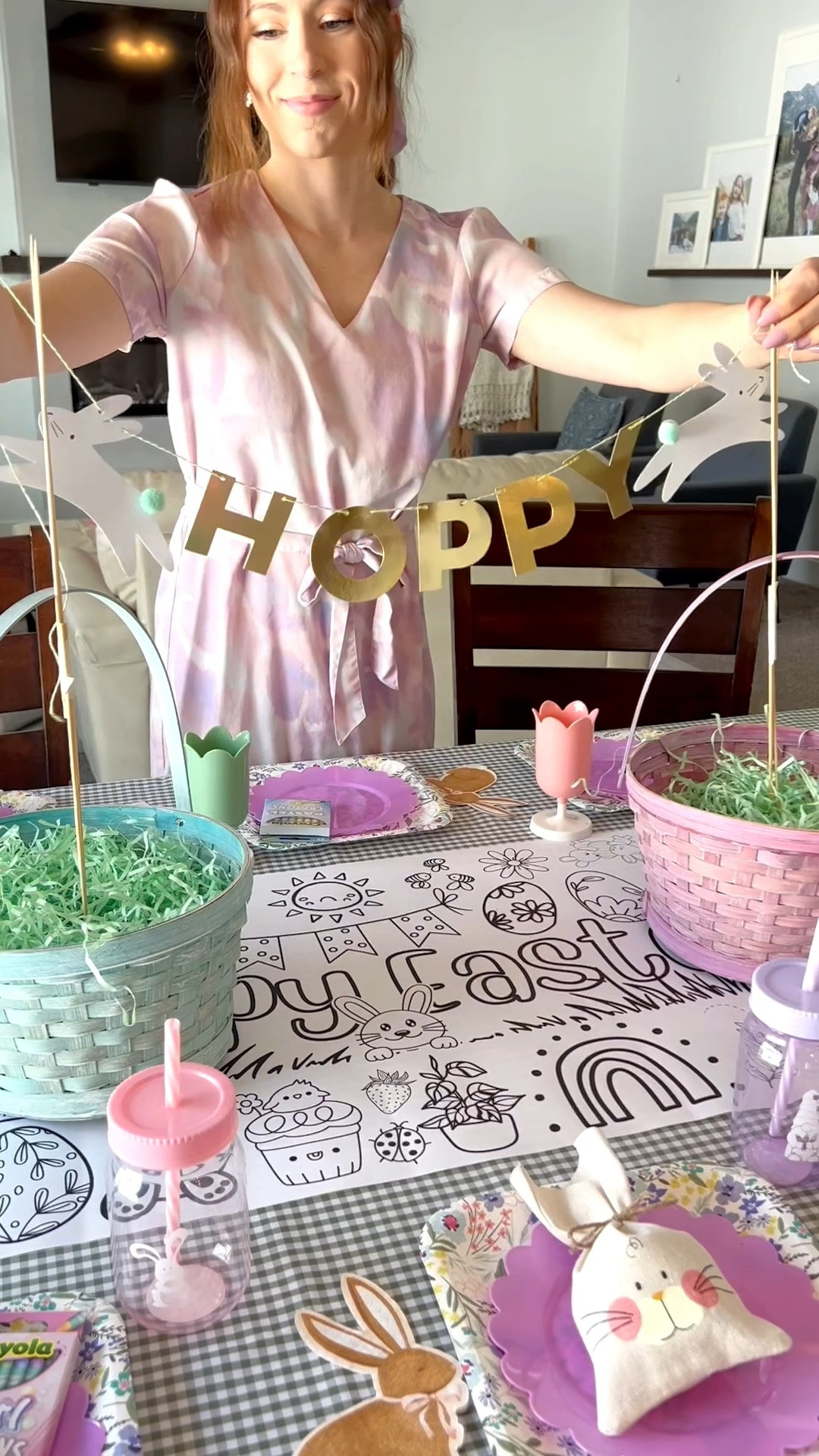 Easter coloring table for kids! My daughter has already asked if we’re setting this up again this year 😍 best holiday mom hack! 🐰
We love 365 kids co and Cedar Tree Lane for large coloring prints 🩷 both women-owned small businesses and so worth shopping! 

#LTKSeasonal #LTKSpringSale #LTKKids