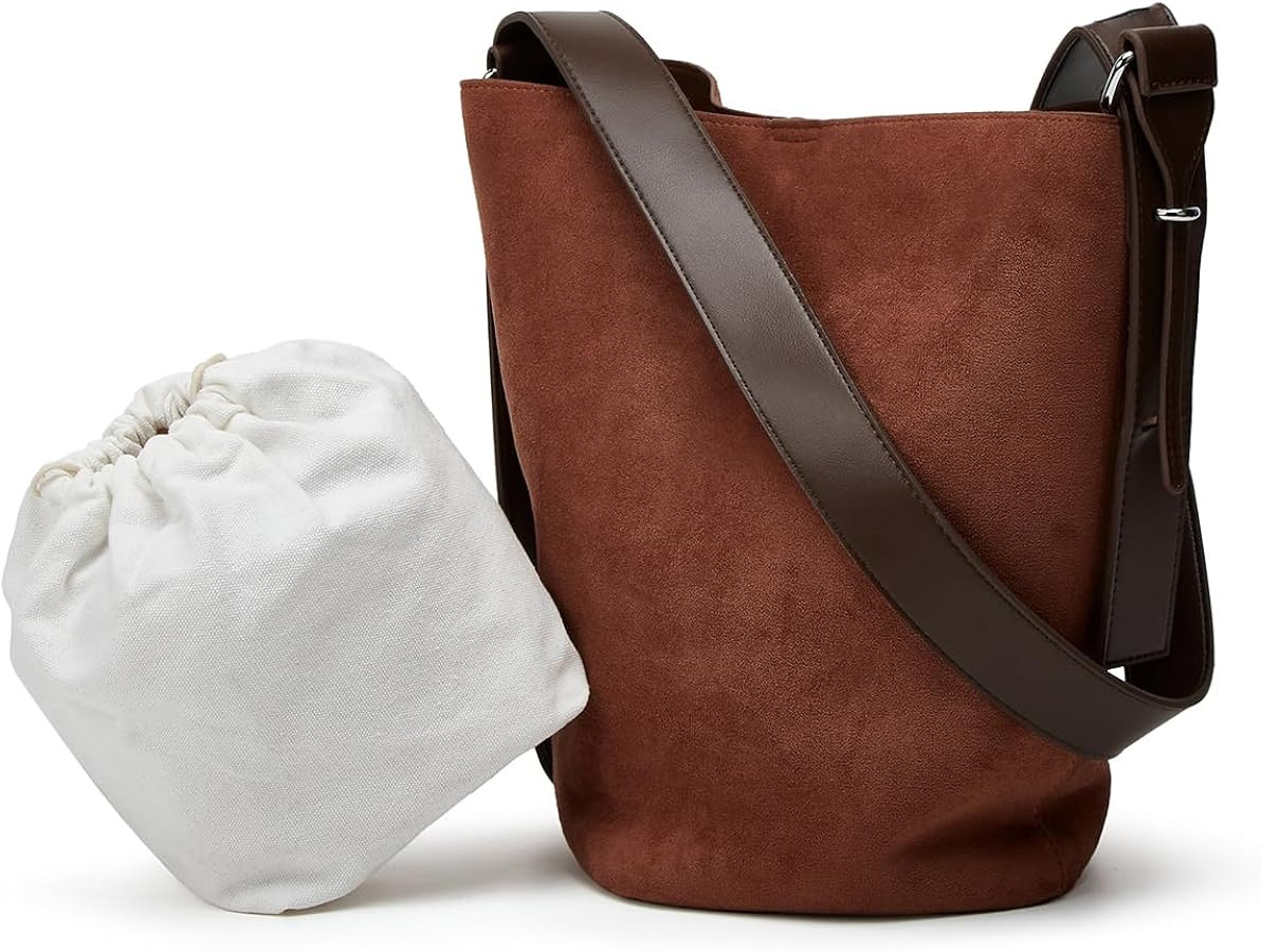 Hobo Bags for Women - Vegan Leather & Suede Designer Handbags - Hobo, Bucket & Tote Styles | Amazon (US)