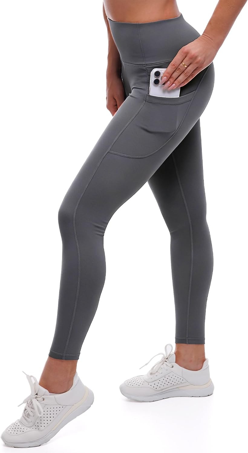 CADITEX Leggings for Women Tummy Control Yoga Pants with Pockets | Amazon (US)