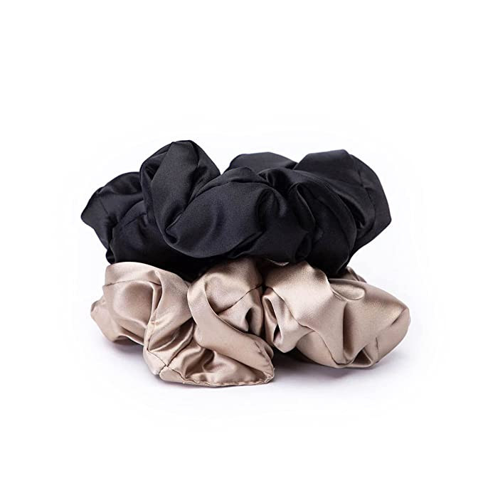 Kitsch Satin Hair Scrunchies for Women - Softer Than Silk Scrunchies for Hair | Satin Scrunchies ... | Amazon (US)