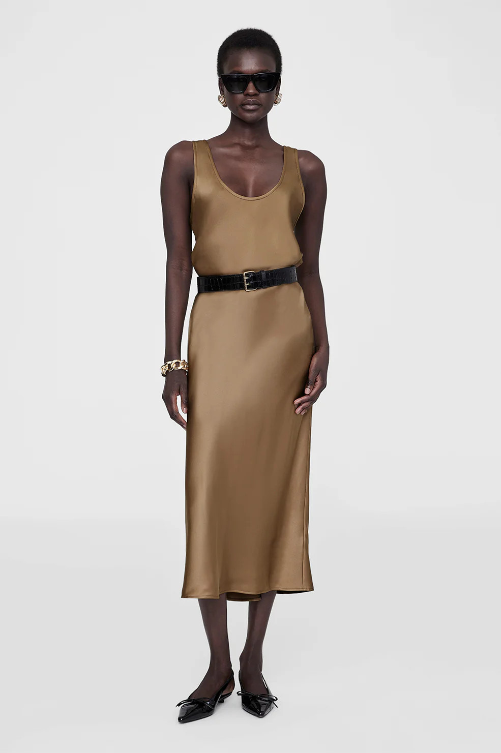 Bar Silk Skirt | Anine Bing