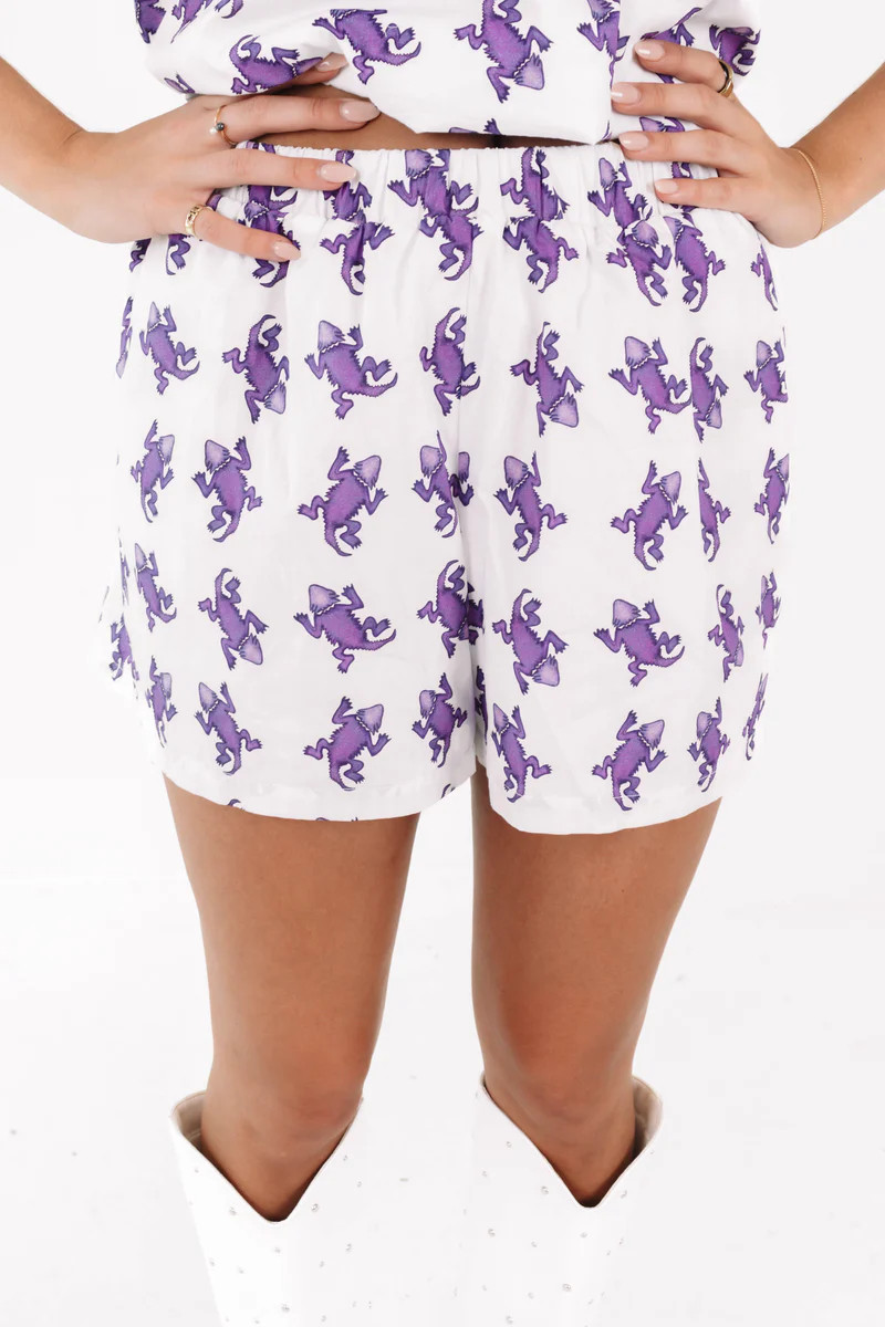 School Pride Shorts - Frogs | The Impeccable Pig