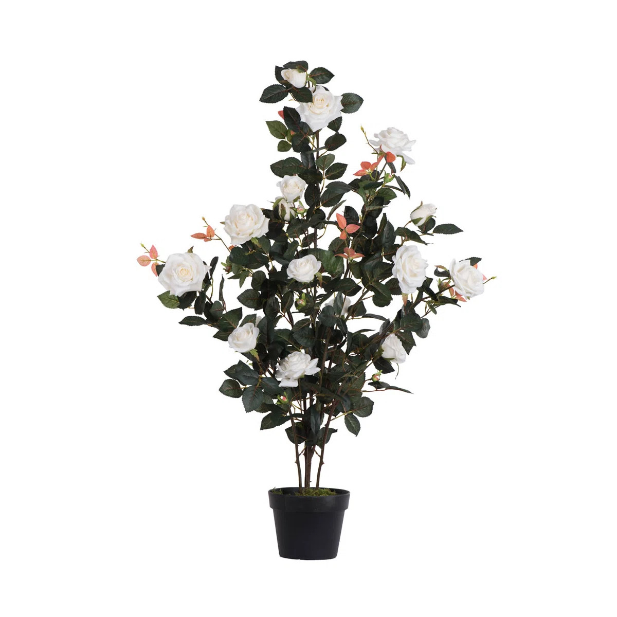 45" Artificial Rose Plant in Pot | Wayfair North America