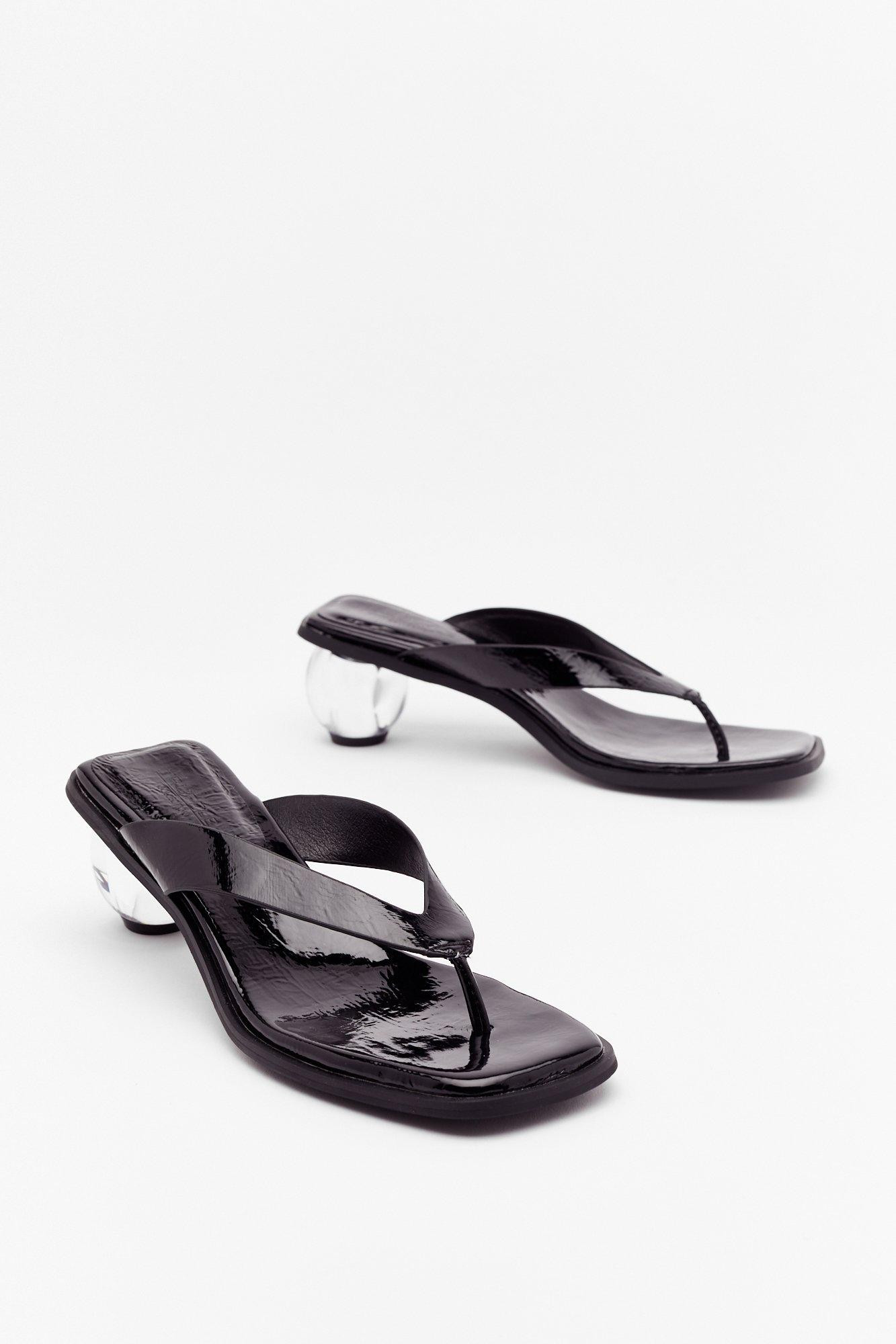 Balls in Your Court Patent Faux Leather Mules | NastyGal (US & CA)