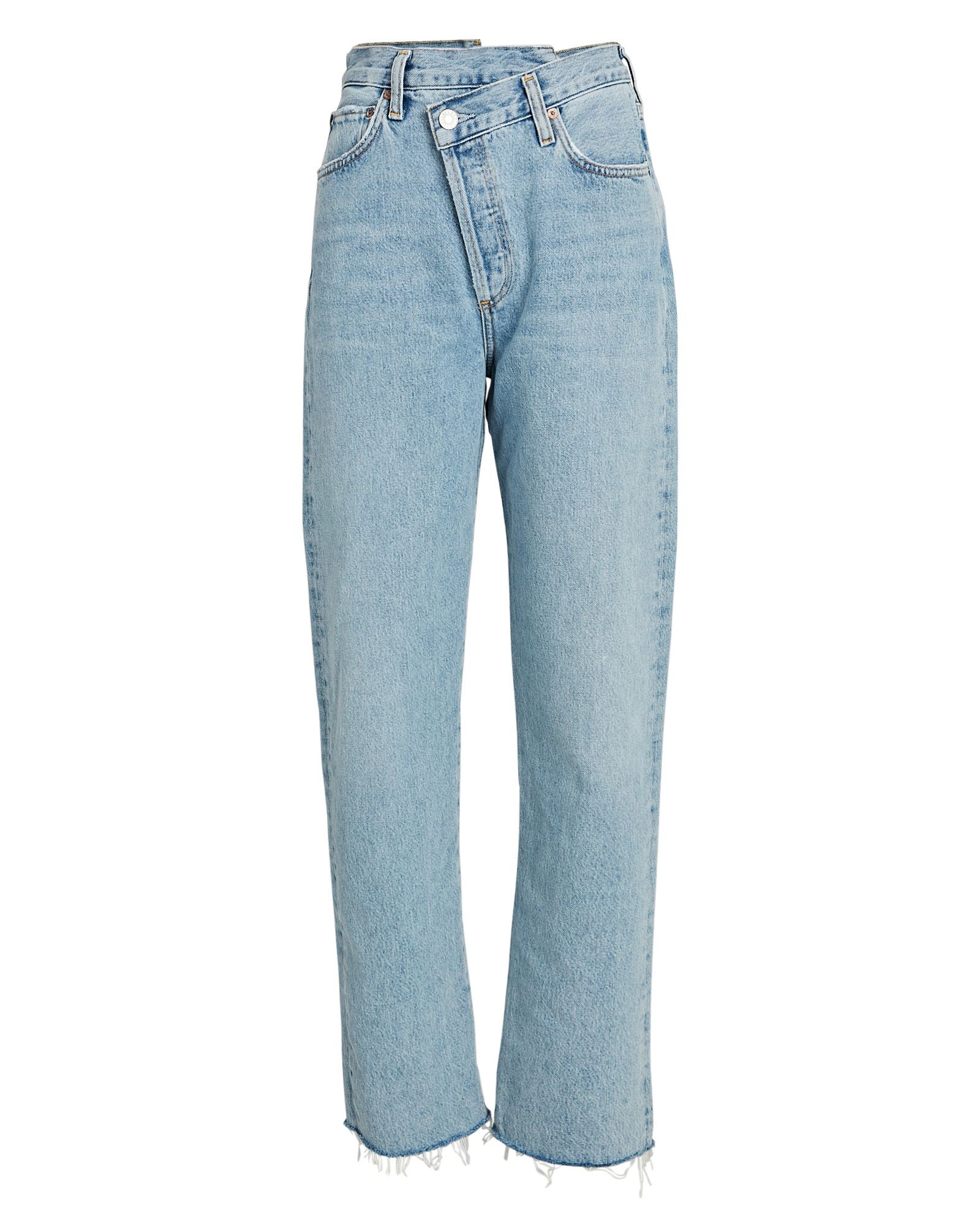 Criss Cross Straight-Leg Jeans | INTERMIX