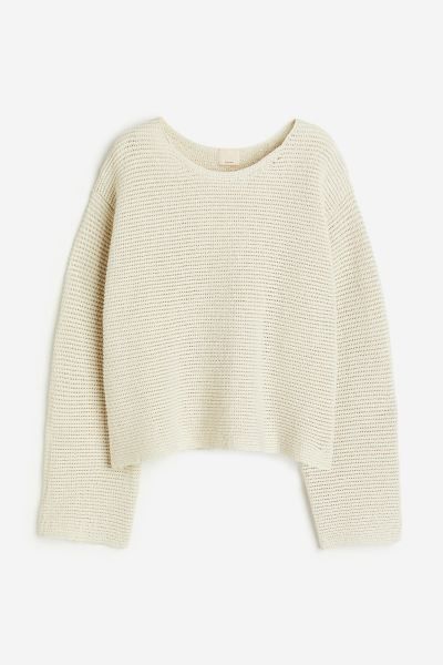 Oversized silk-blend jumper | H&M (UK, MY, IN, SG, PH, TW, HK)