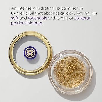 Tatcha Camellia Gold Spun Lip Balm | Nourishing & Intensely Hydrating, 6 G | 0.21 oz | Amazon (US)