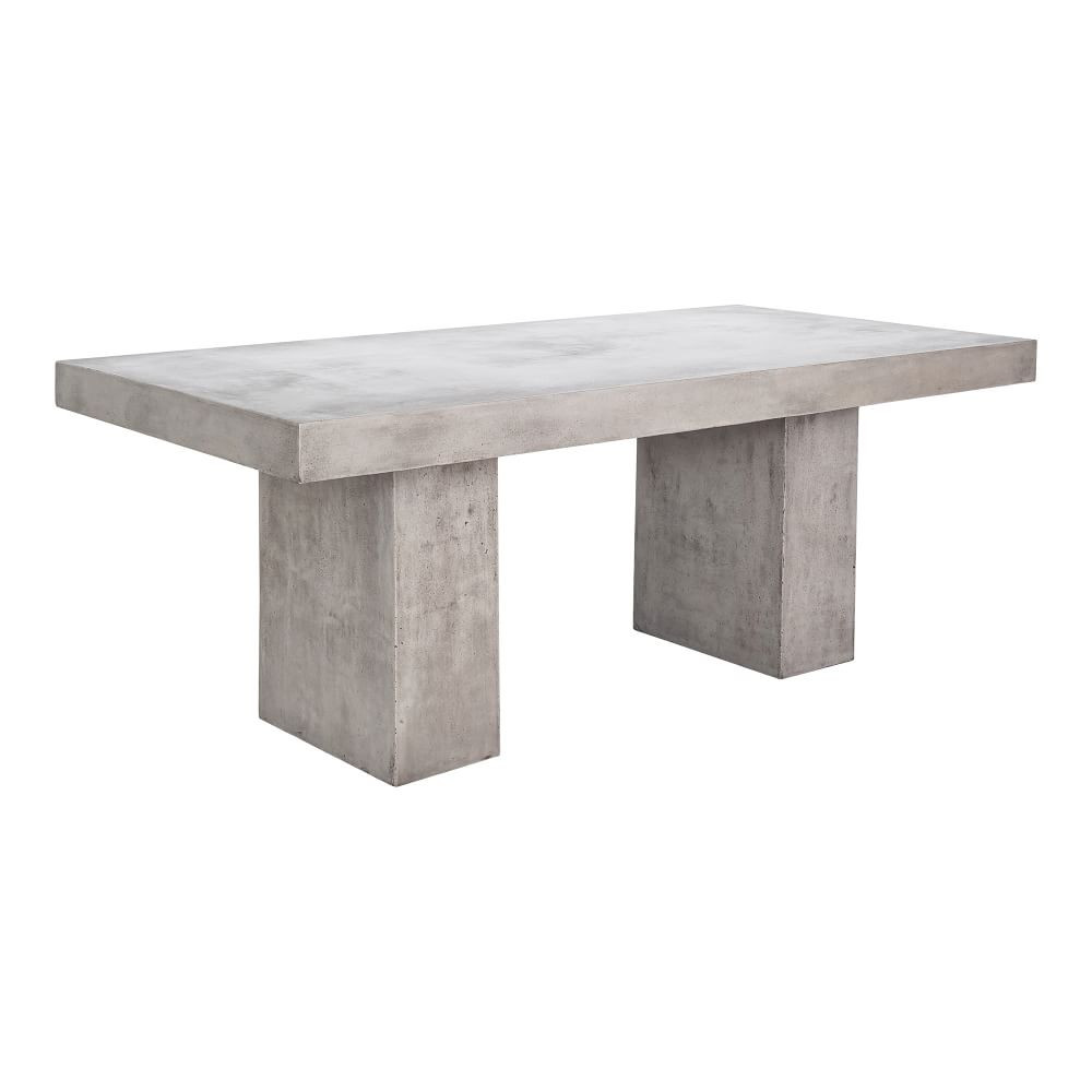 Block Leg Outdoor Dining Table | West Elm (US)