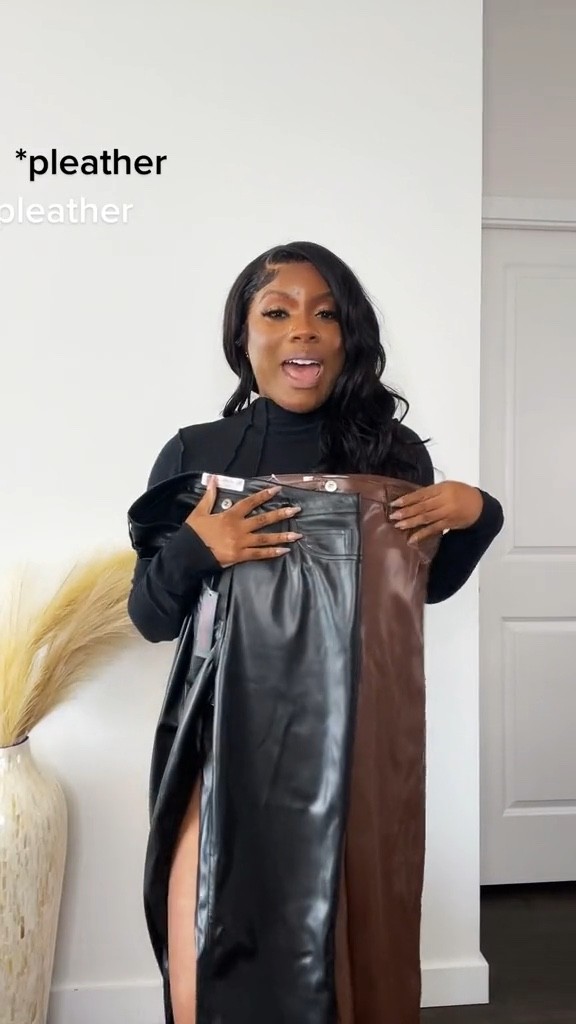 Perfect faux leather pants for $19 

#LTKunder50 #LTKSeasonal #LTKstyletip