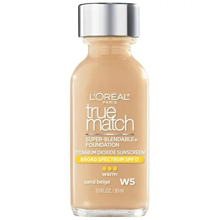 Loreal True Match Super Blendable Liquid Makeup Sand Beige W5 1 Oz - 2 Ea | Walmart (US)