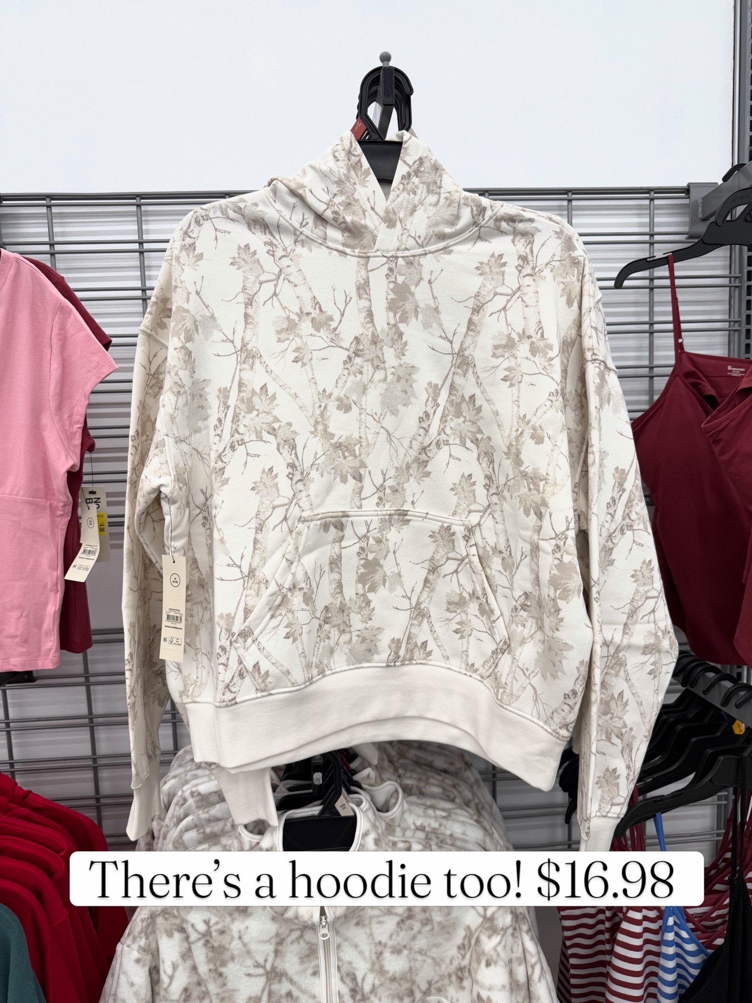 Walmart hoodie in this camo print that looks identical to the Abercrombie one!