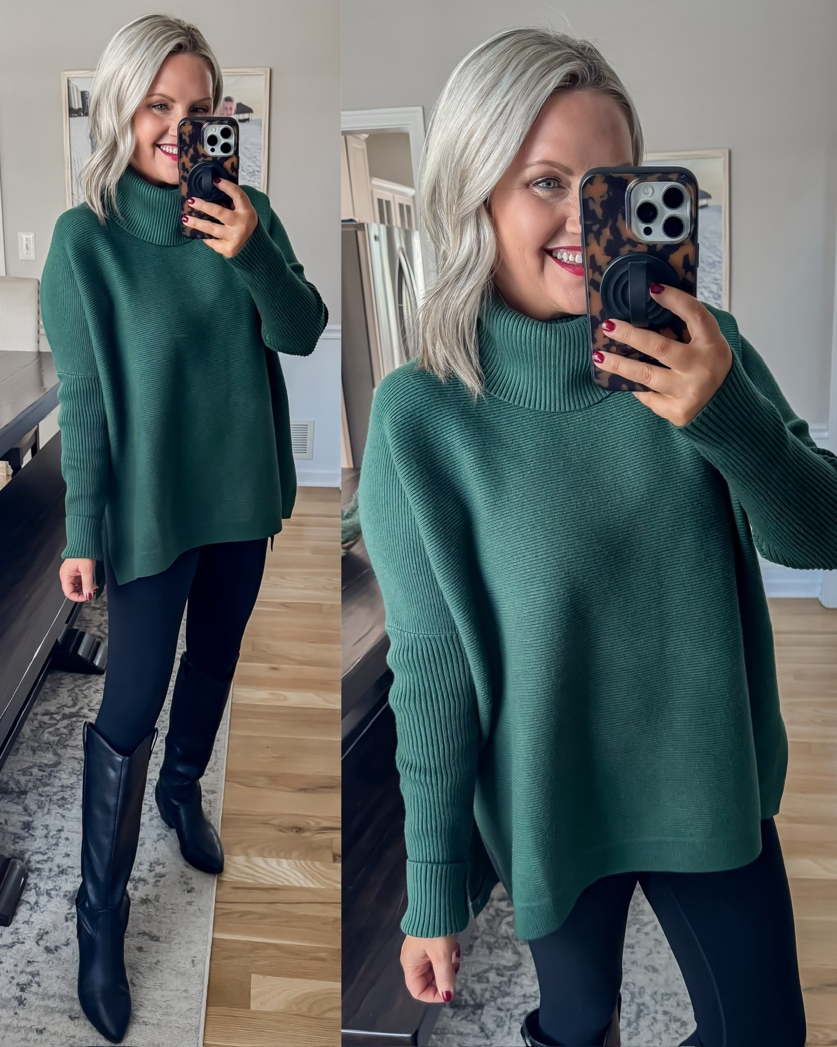 This turtleneck from Amazon is a tried and true favorite for a reason. So soft and the perfect length to wear with leggings. Lots of color options  

#LTKHoliday #LTKSeasonal #LTKFindsUnder50