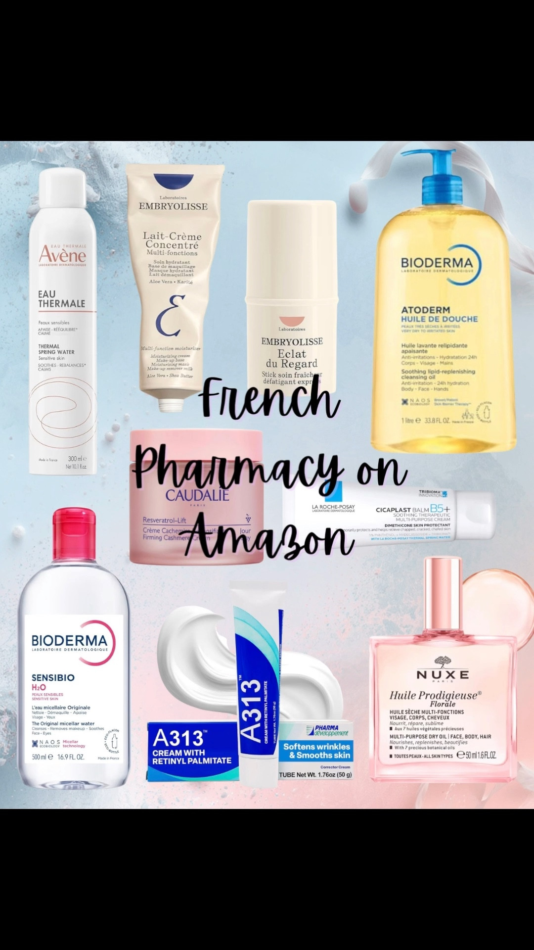 French pharmacy favorites you can order on Amazon 🇫🇷

Some of my most loved French skincare staples—from micellar water and thermal spray to rich moisturizers, retinol cream, and the iconic Nuxe oil. Cult-favorite products that dermatologists and makeup artists swear by.

Everything linked here.

#LTKBeauty #LTKmorningroutine #LTKOver40