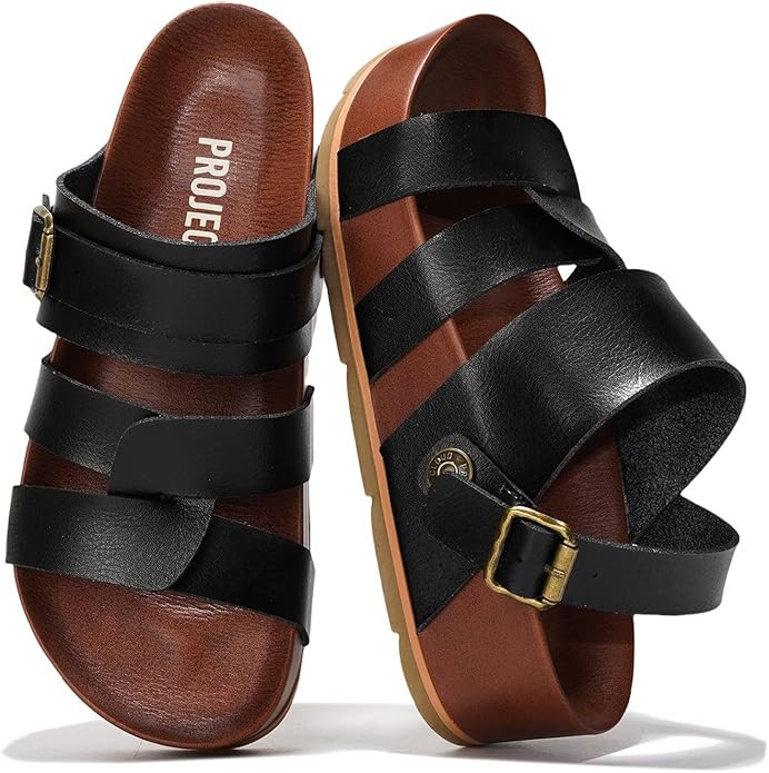 Project Cloud Platform Sandals Women – Strappy Wedges with Comfortable Plush & Soft Insole – ... | Amazon (US)