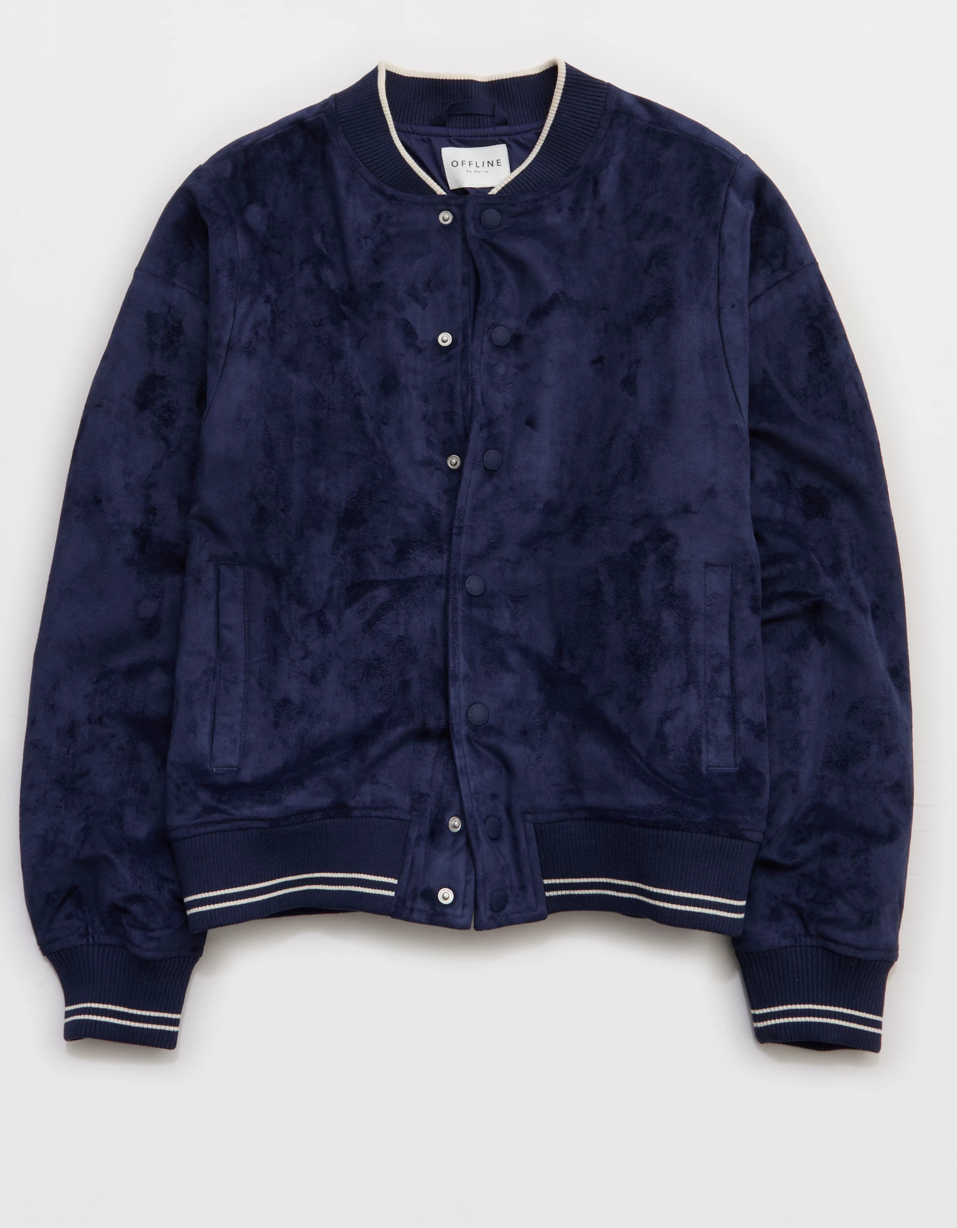 OFFLINE By Aerie Suede Bomber Jacket | Aerie