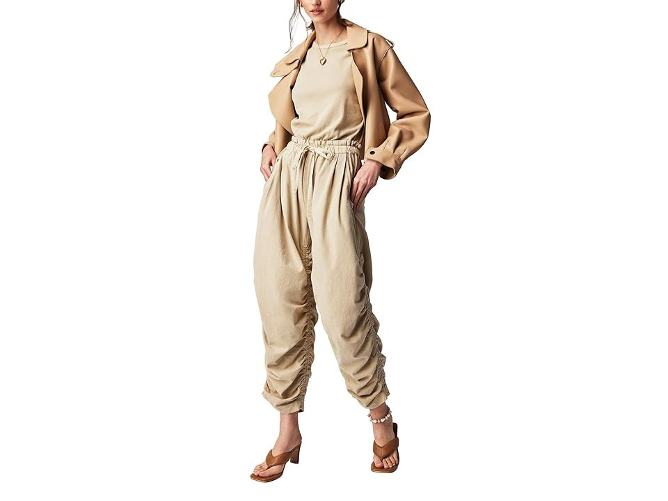 Free People Mixed Media One-Piece (Unknown Color) Women's Overalls One Piece | Zappos