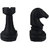JHP Chess Piece Bookends, 6.7Inch Tall Classic Decorative Resin Book Shelf Organizers with Knight... | Amazon (US)