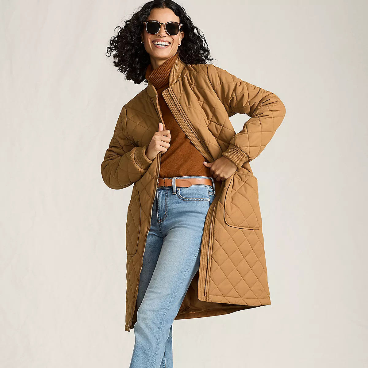 Women's FeatherFree Insulated Bomber Coat | Lands' End (US)