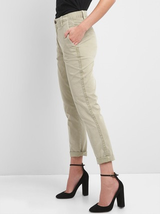 Girlfriend Twill Stripe Chinos | Gap US