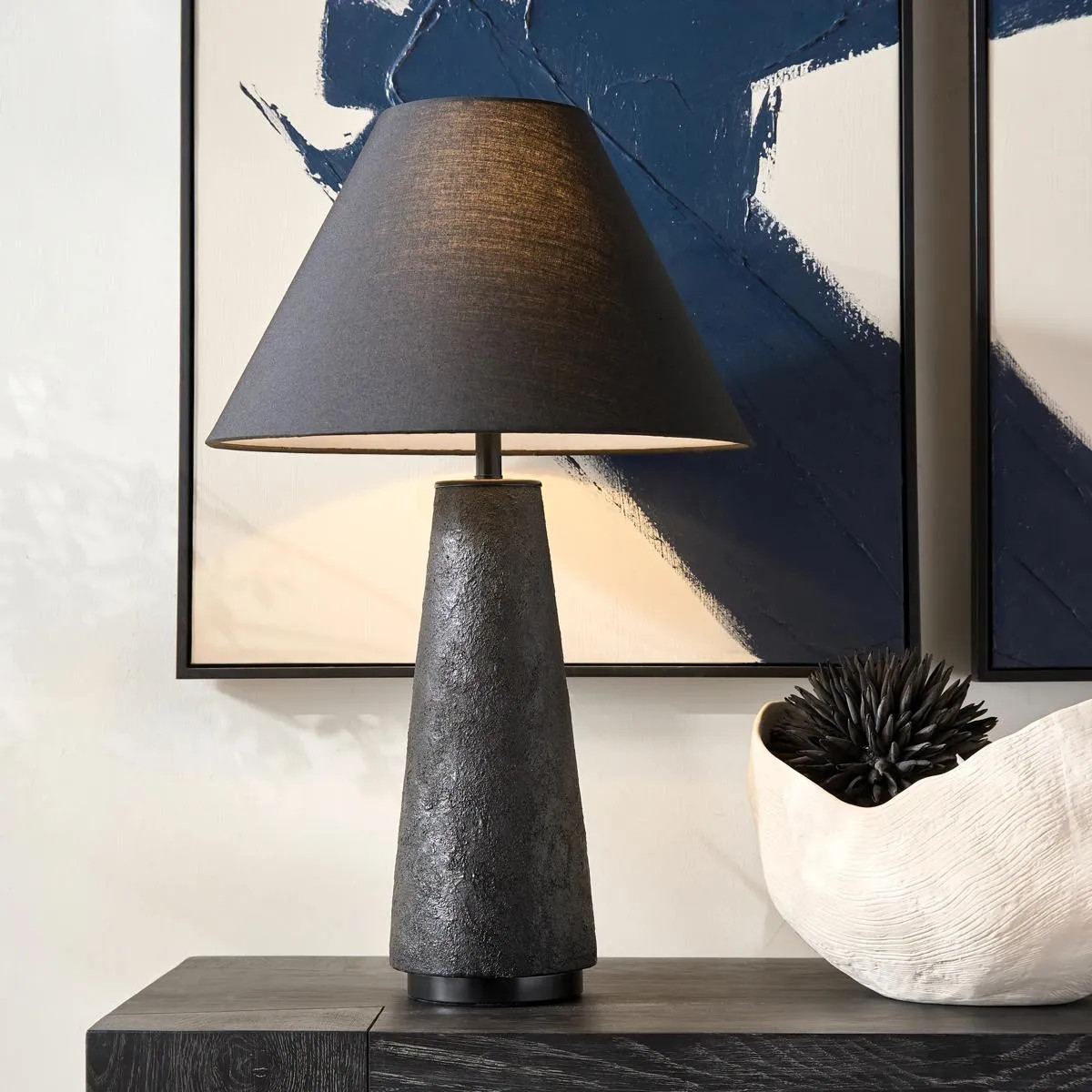 Beton Table Lamp - Black | Z Gallerie