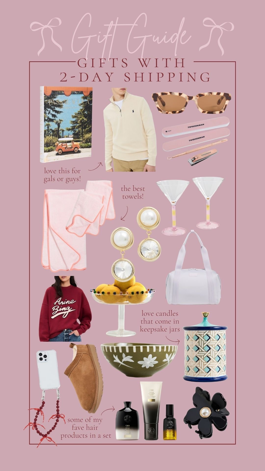 Christmas or holiday gifts with two day fast shipping!