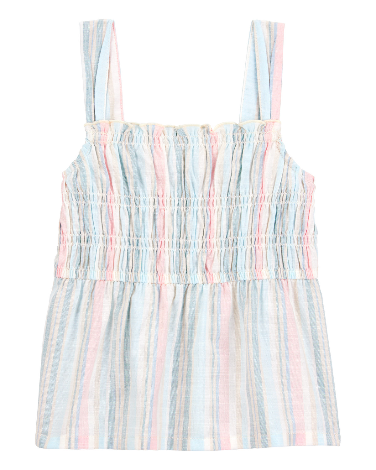 Kid Striped Linen Look-alike Tank | Carter's Inc