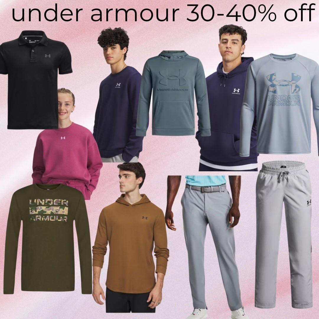 30-40% off sitewide at Under Armour! #boys #mens #wishlist #blackfriday #athleisure #christmaslist 

#LTKHoliday #LTKCyberWeek #LTKSaleAlert