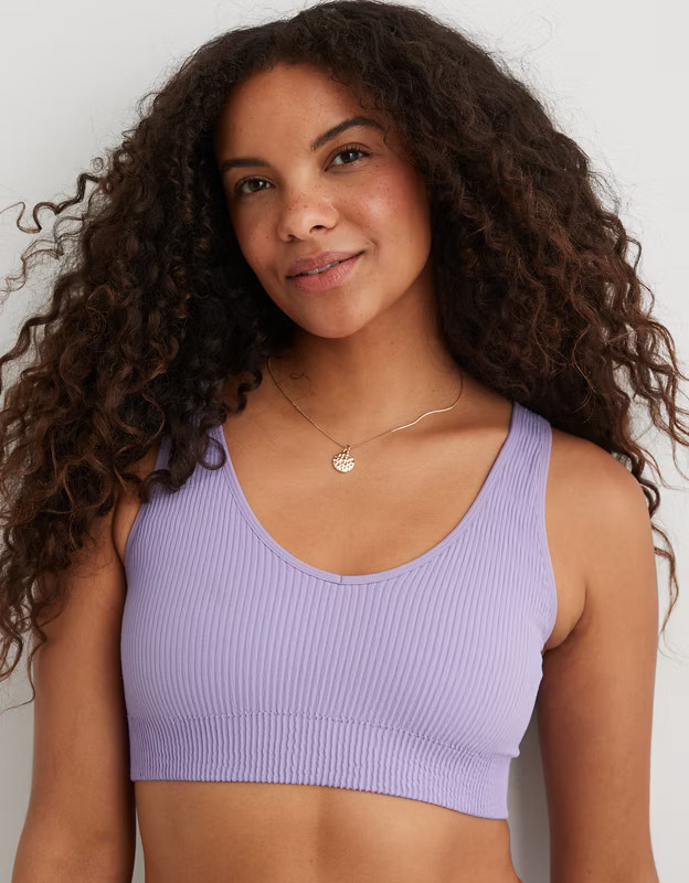 Superchill Seamless Padded Voop Bralette | Aerie