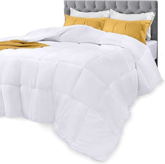 Utopia Bedding Comforter – All Season Comforter King Size – White Comforter King - Plush Sili... | Amazon (US)