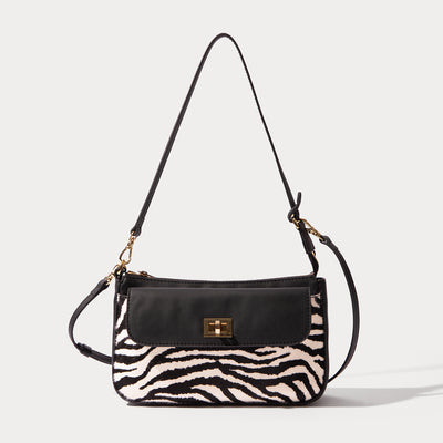 Taylor Bag - Zebra/Gold _ / One Size | Bandolier