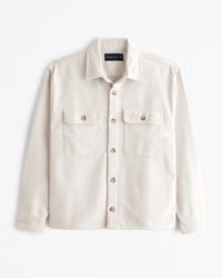 Men's Flannel Shirt Jacket | Men's Tops | Abercrombie.com | Abercrombie & Fitch (US)