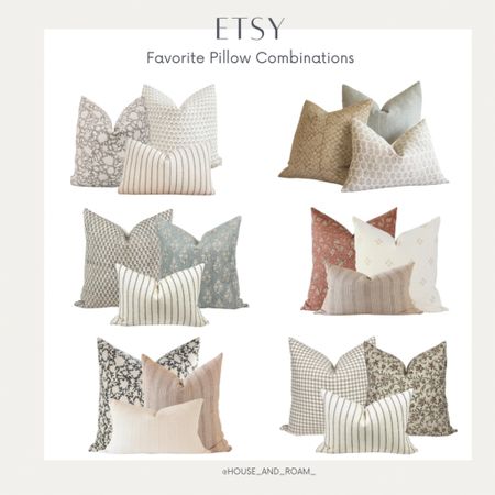 Updating your home for the warmer days ahead with these favorite pillow combinations!#HomeDecorInspo #etsy #throwpillows #homedecor

#LTKHome #LTKFindsUnder100 #LTKSaleAlert