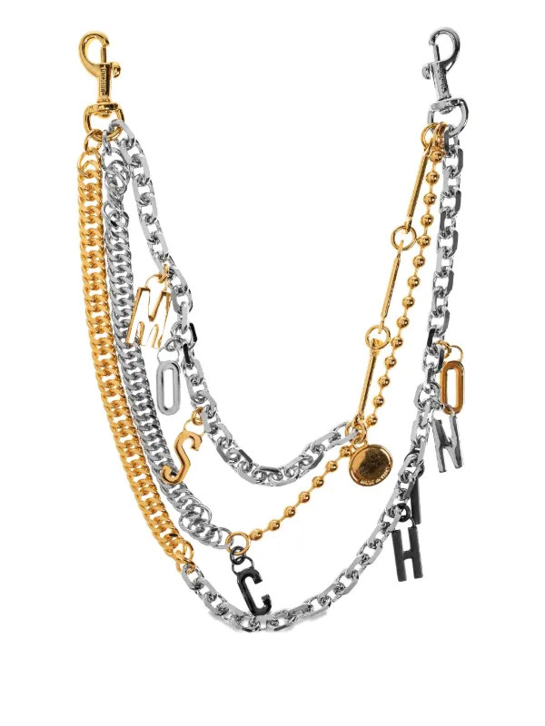 Moschino pendant-embellished chain-link | Gold | FARFETCH | Farfetch Global