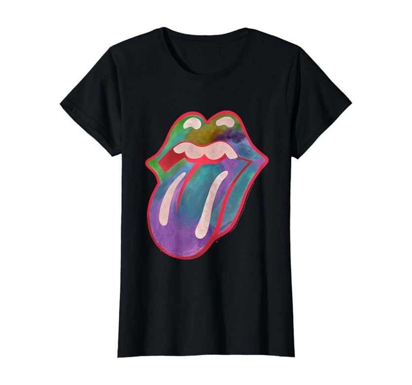 Rolling Stones Official Colour Tongue T-Shirt | Amazon (US)