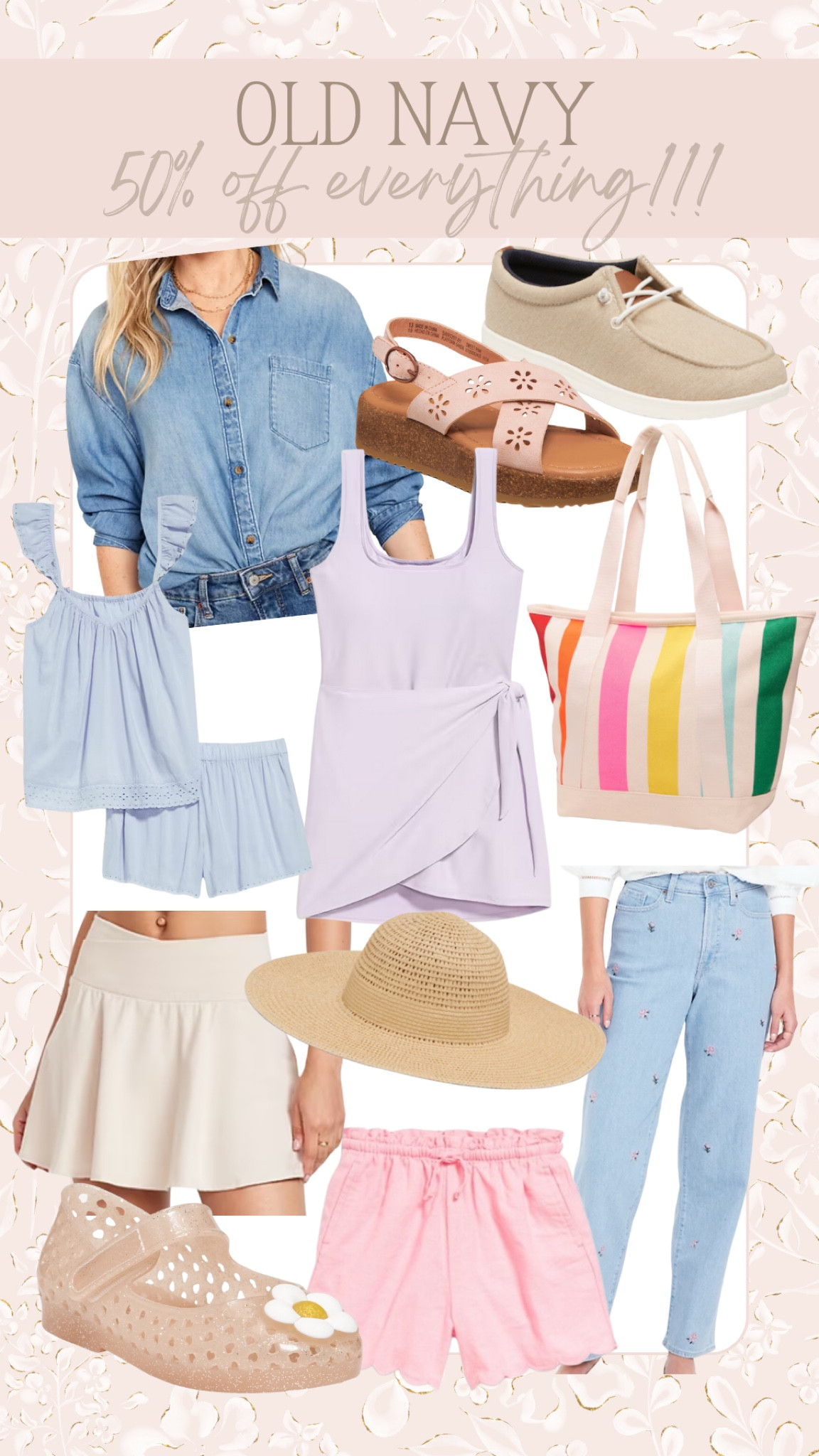 Old navy 50% off sale entire site! 

THEBLOOMINGNEST spring summer hat skort shoes toddler girls women mens boy 

#LTKFamily #LTKActive #LTKStyleTip