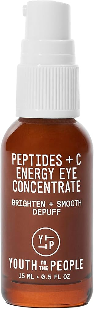 Youth To The People Peptides + Vitamin C Eye Concentrate (0.5 fl oz), Visibly Brightens Dark Circ... | Amazon (US)