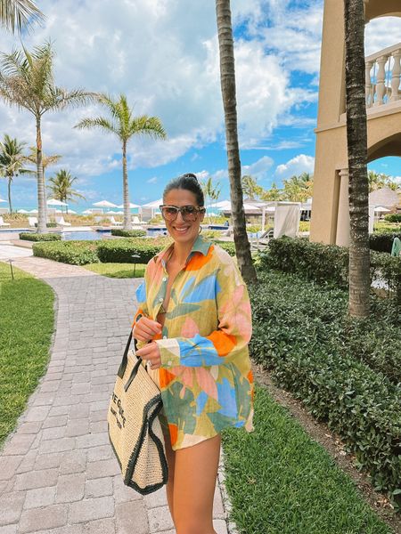 Vacation outfit inspo - matching set - beach coverup - fall fashion - resort wear - button up matching set - chic outfits - casual outfit ideas 

#LTKSeasonal #LTKtravel #LTKstyletip