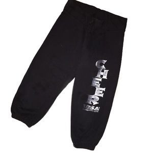 boxercraft Girl's Black Fleece "Cheer" Capri S6/8 | Poshmark