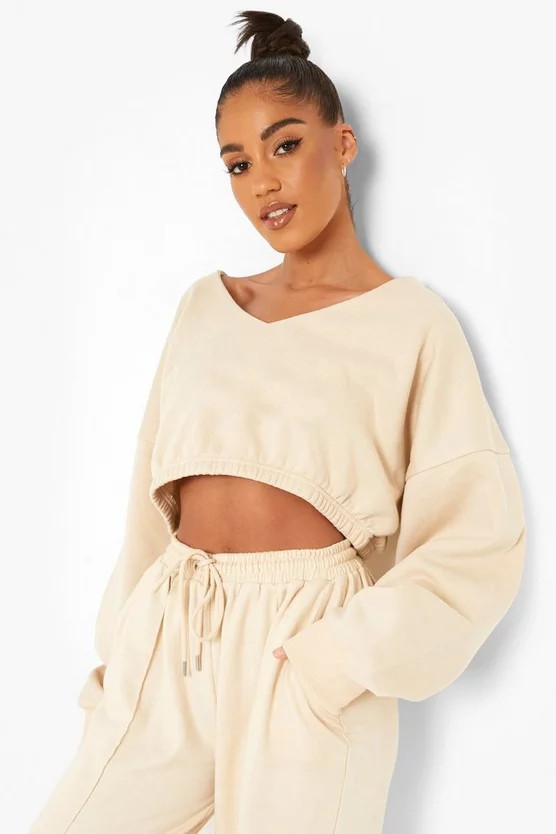 Recycled V Neck Sweater | Boohoo.com (US & CA)