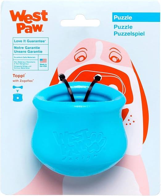 WEST PAW Zogoflex Toppl Treat Dispensing Dog Toy Puzzle – Interactive Chew Toys for Dogs – Do... | Amazon (US)