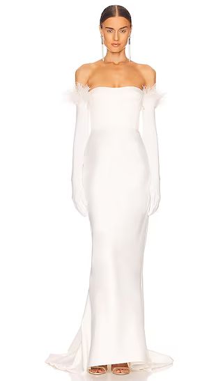 x REVOLVE Elena Gown in White | Revolve Clothing (Global)
