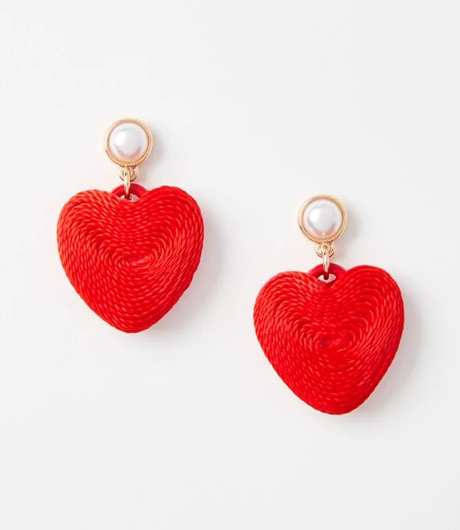 Heart Statement Earrings | LOFT