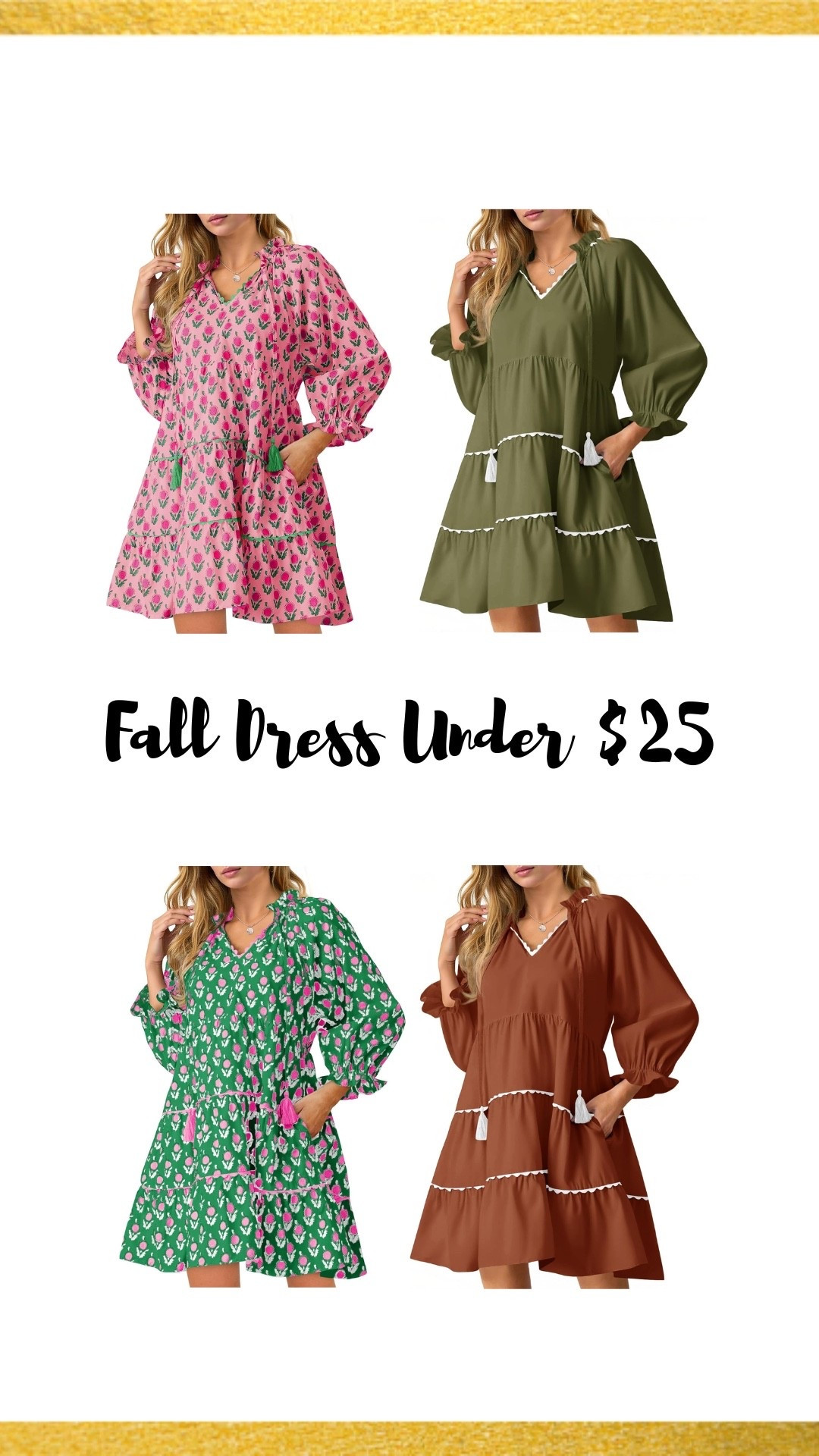 Deal Alert 🚨: Block print scallop tiered dress in 5+ colors and prints for Fall! 

Block print dress • block print • block print dresses • fall dress • fall dresses • fall outfit • fall style • fall outfit ideas

#LTKootd #LTKSeasonal #LTKSaleAlert