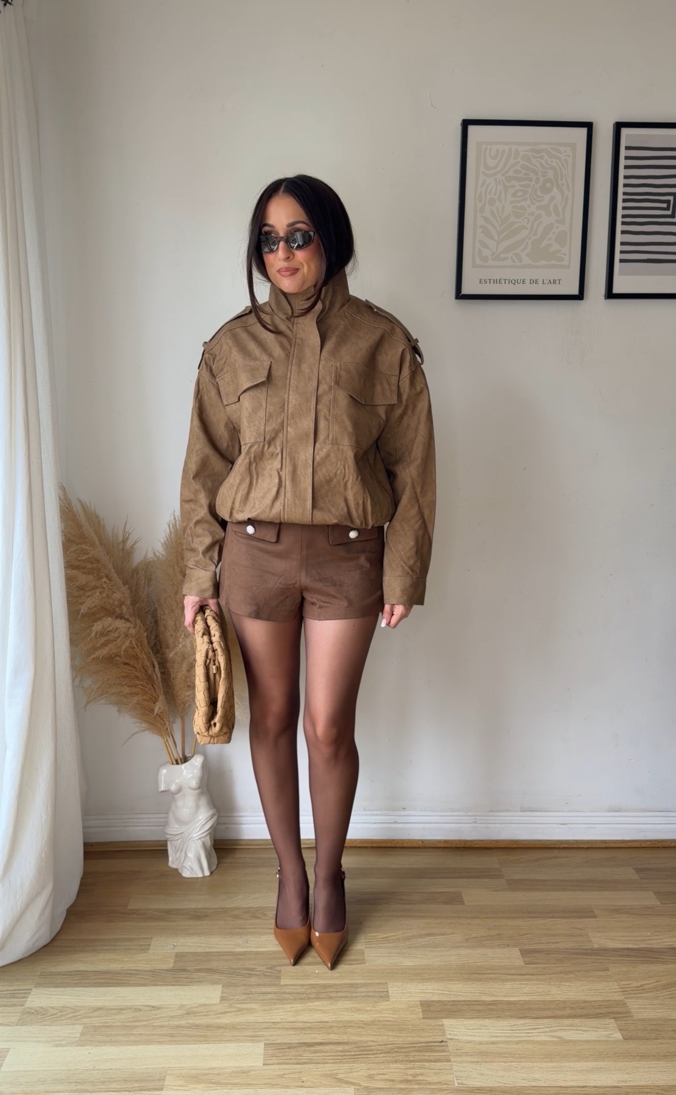 I wear size 6 in the shorts and XS in the jacket but wish I sized up in the jacket! 🍂

autumn outfit 

 #LTKuk #LTKautumn #LTKstyletip