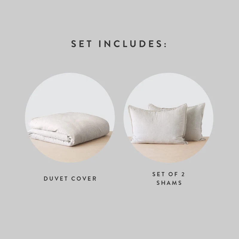 Stonewashed Linen Duvet Cover | The Citizenry